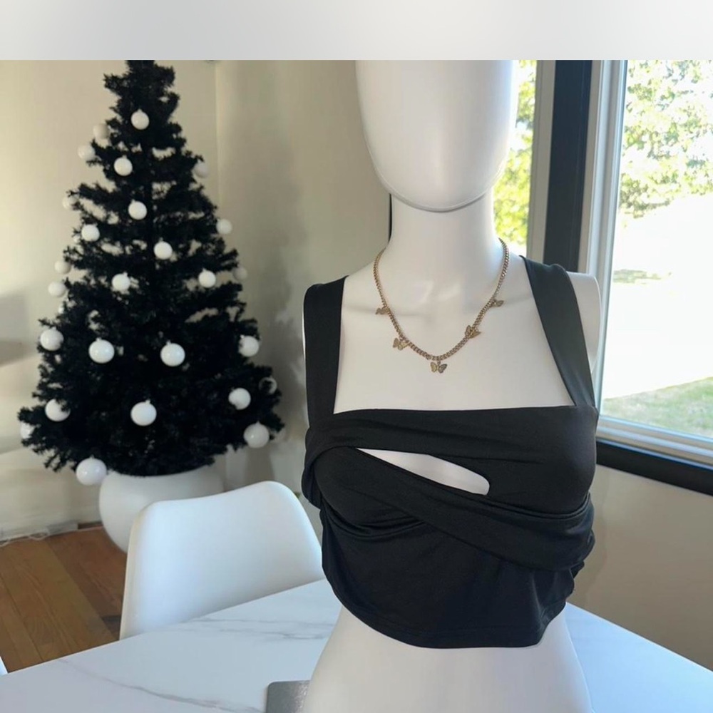 Elegant Black Women's Top